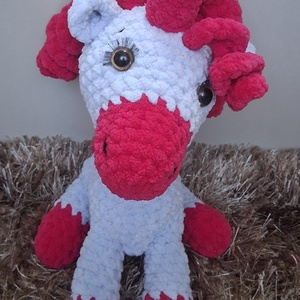 Unicorn crosetat , Jucarii si echipamente pentru copii, Plusuri, Figurine de plus, Crosetat, Cusatura, ARTYNOS