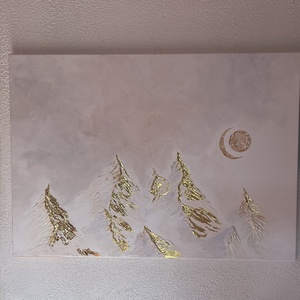 Golden coldness - arte vizuale și accesorii  - picturi - pictură acrilică - Artynos.ro