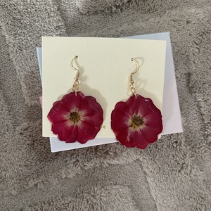 Cercei flori naturale  - accesorii nuntă - bijuterii mireasă - cercei mireasă - Artynos.ro