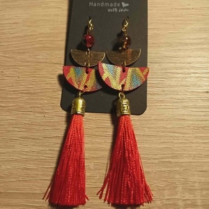 cercei din  piele naturala , Bijuterii, Cercei, Cercei lungi, , ARTYNOS