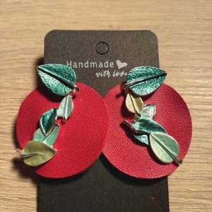 cercei din  piele naturala , Bijuterii, Cercei, Cercei lungi, Confectionarea bijuteriilor, ARTYNOS