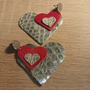 cercei din  piele naturala , Bijuterii, Cercei, Cercei lungi, , ARTYNOS