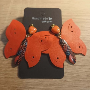 cercei din  piele naturala , Bijuterii, Cercei, Cercei lungi, , ARTYNOS