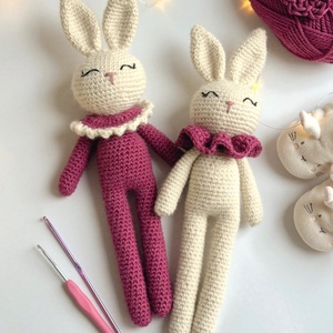The Bunny Sisters , Jucarii si echipamente pentru copii, Cadouri baby shower, Crosetat, ARTYNOS