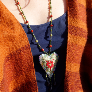 Colier talisman Inimă - bijuterii - coliere - coliere statement - Artynos.ro