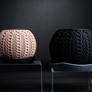 ghiveci decorativ imprimat 3D  fusion - accessorii și unelte - obiecte de decorare - plastic - Artynos.ro