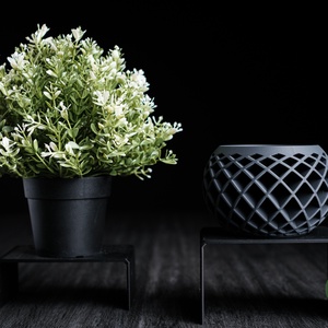 ghiveci decorativ imprimat 3D  evolve - accessorii și unelte - obiecte de decorare - plastic - Artynos.ro