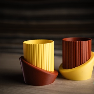 ghiveci decorativ imprimat 3D  ember - accessorii și unelte - obiecte de decorare - plastic - Artynos.ro