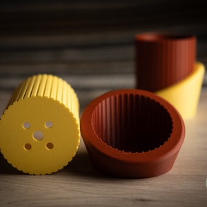 ghiveci decorativ imprimat 3D  ember - accessorii și unelte - obiecte de decorare - plastic - Artynos.ro