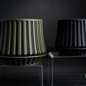 ghiveci decorativ imprimat 3D  echoic - accessorii și unelte - obiecte de decorare - plastic - Artynos.ro