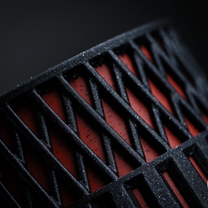 ghiveci decorativ imprimat 3D  axon - accessorii și unelte - obiecte de decorare - plastic - Artynos.ro