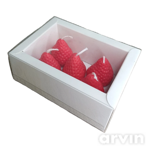 Cutie cu capsuni  - casă & stil de viață - lumânări, parfumuri, arome - ceară parfumată - Artynos.ro