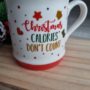 Cană decorată cu dulciuri - accesorii de crăciun - decorațiuni de crăciun de casă - decorațiuni pentru casă de crăciun - Artynos.ro