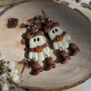 Cercei cowboy ghost, Bijuterii, Cercei, Cercei Hoops, Confectionarea bijuteriilor, ARTYNOS