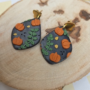 Cercei pattern cu bostani, Bijuterii, Cercei, Cercei Hoops, Confectionarea bijuteriilor, ARTYNOS