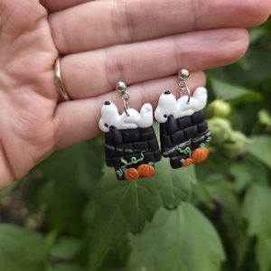 Cercei Halloween Snoopy, Bijuterii, Cercei, Cercei Hoops, Confectionarea bijuteriilor, ARTYNOS