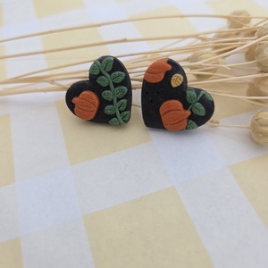 Cercei stud cu pattern de toamna - Artynos.ro