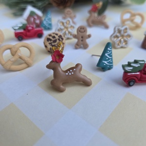 Cercei tinta ren, Craciun, Cadouri de Mos Craciun, Cadouri de Mos Craciun, Confectionarea bijuteriilor, ARTYNOS