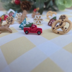 Cercei tinta masinuta, Craciun, Cadouri de Mos Craciun, Cadouri de Mos Craciun, Confectionarea bijuteriilor, ARTYNOS