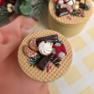 Lumânare cu decor dulce - crăciun - decorațiuni de crăciun de casă - lumânări parfumate de crăciun - Artynos.ro