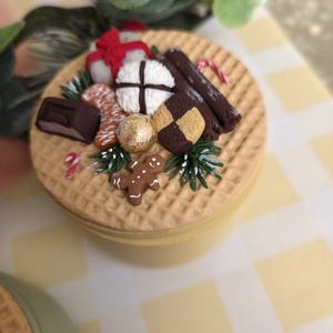 Lumânare cu decor dulce - crăciun - decorațiuni de crăciun de casă - lumânări parfumate de crăciun - Artynos.ro