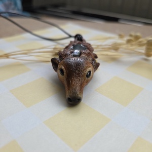 Colier cap de cerb - crăciun - cadouri de moș crăciun - cadouri de moș crăciun - Artynos.ro