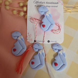 Broșă Mărțișor Graviduță - bijuterii - mărțișor - Artynos.ro