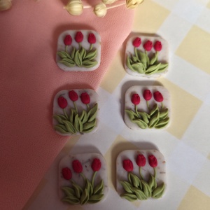 Brosa Martisor Lalele mici, Bijuterii, Martisor, Confectionarea bijuteriilor, ARTYNOS