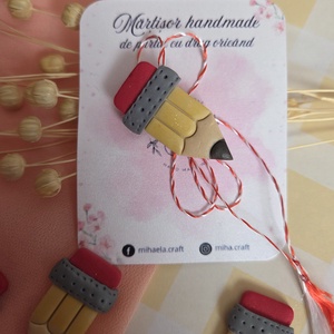 Brosa Martisor Creion, Bijuterii, Martisor, Confectionarea bijuteriilor, ARTYNOS