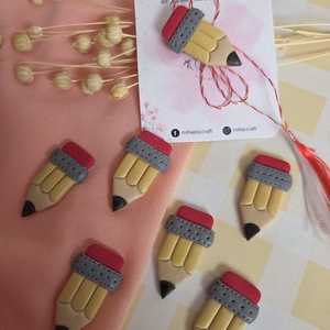 Broșă Mărțișor Creion - bijuterii - mărțișor - Artynos.ro