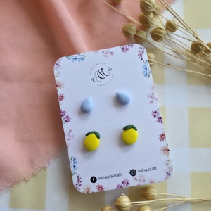 Cercei tinta lemon mix, Bijuterii, Cercei, Cercei cu figurine, Confectionarea bijuteriilor, ARTYNOS