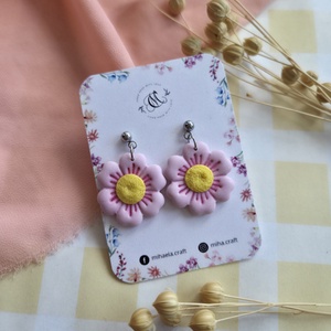 Cercei cu flori de primăvară - bijuterii - cercei - cercei cu figurine - Artynos.ro