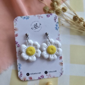 Cercei cu flori de primăvară - bijuterii - cercei - cercei cu figurine - Artynos.ro