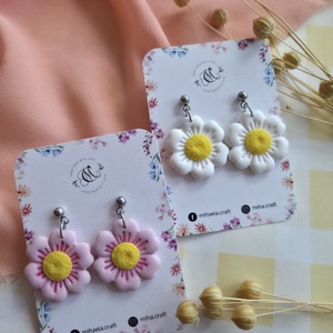 Cercei cu flori de primavara, Bijuterii, Cercei, Cercei cu figurine, Confectionarea bijuteriilor, ARTYNOS