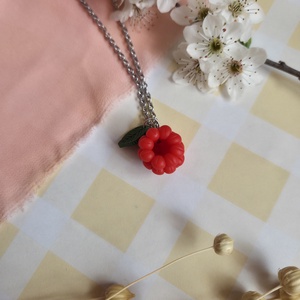 Colier cu zmeură - bijuterii - coliere - pandative - Artynos.ro