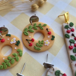 Cercei summer vibes - bijuterii - cercei - cercei hoops - Artynos.ro