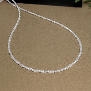Colier minimalist cubic zirconia - Silver Stardust - bijuterii - coliere - coliere din pietre semiprețioase - Artynos.ro