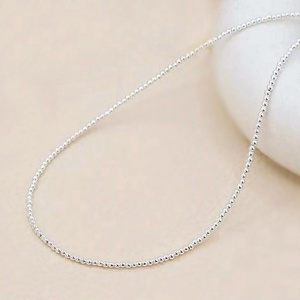 Colier minimalist din hematit argintiu - Silver Echo - bijuterii - coliere - coliere din pietre semiprețioase - Artynos.ro