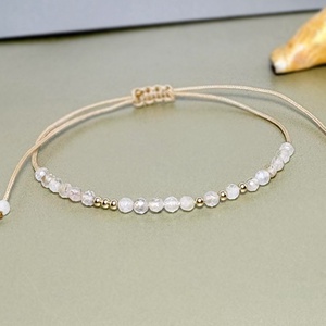 Bratara aur filat 14K / Gold Filled si citrin - Abundance Glow 2 - bijuterii - brățări - brățări din pietre semiprețioase - Artynos.ro