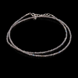 Colier choker din labradorit fatetat - Ice Sparkle - bijuterii - coliere - coliere din pietre semiprețioase - Artynos.ro