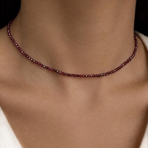 Colier granat - Ruby Wine - Artynos.ro