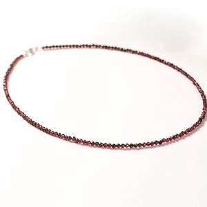 Colier granat - Ruby Wine - bijuterii - coliere - coliere din pietre semiprețioase - Artynos.ro