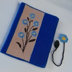 Crosetat si broderie carte capac set 100% microfibra acrilic fire carte capac + marcaj crosetat floare., , , ARTYNOS