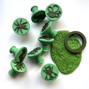 Set de stampile si forme pentru fursecuri Gandaci si insecte de Gyurma � Fluture, Albinuta, Gargarita, Paianjen etc., , , ARTYNOS