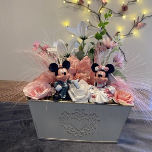Decorațiuni pentru masă Disney Mickey și Minnie  - casă & stil de viață - decorațiuni de casă - accesorii florale - cutii cu flori - Artynos.ro