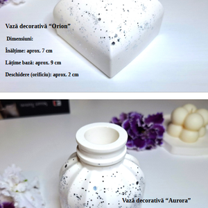 Vaze decorative handmade, Casa & Stil de viata, Decoratiuni de casa, Accesorii florale, Vaze, Turnare in gips, ARTYNOS