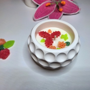 Lumanare parfumata handmade Serenity, Casa & Stil de viata, Lumanari, parfumuri, arome, Lumanari artizanale, Altele, Turnare in gips, ARTYNOS