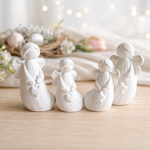 Set 4 Ingerasi Decorativi, Accessorii si unelte, Accesorii decorative, Figurine, , ARTYNOS