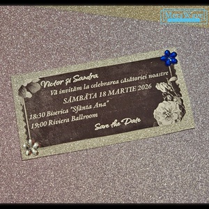 Invitații nuntă/botez - accesorii nuntă - invitații și felicitări de nuntă - invitații nuntă - Artynos.ro