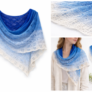 Sal tricotat manual din bumbac SEAVAWE, Imbracaminte si moda, Esarfe, palarii, fularuri, Saluri, Altele, ARTYNOS